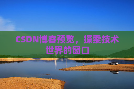 CSDN博客预览,探索技术世界的窗口